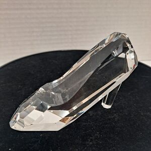 Crystal Cinderella Slipper High Heel Shoe 3"